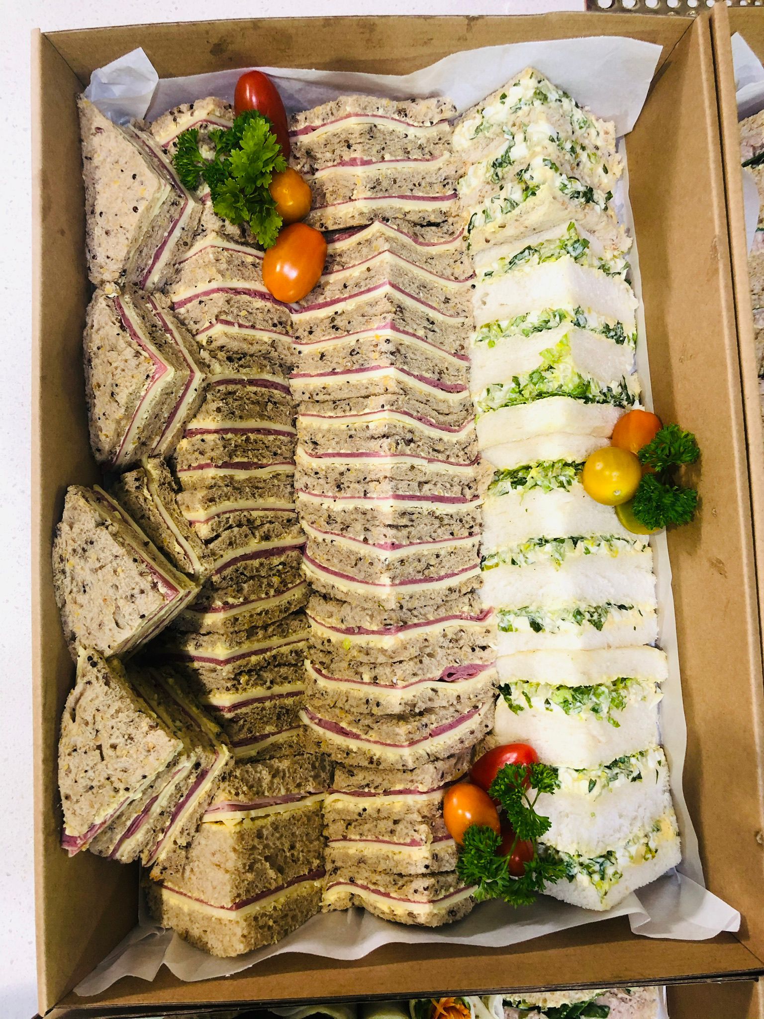 Large Sandwich Box with assorted gourmet fillings
